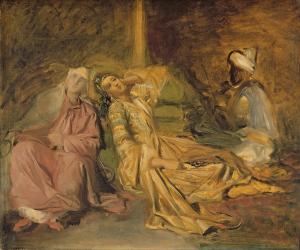 Study for the Interior of a Harem (oil on canvas) | Obraz na stenu