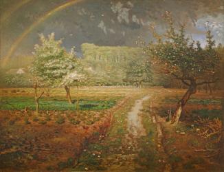 Spring at Barbizon, 1868-73 (oil on canvas) | Obraz na stenu