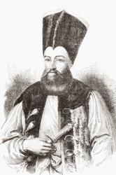 Grigore IV Ghica or Grigore Dimitrie Ghica, 1755 – 1834. From L'Univers Illustre, published Paris 1858. | Obraz na stenu