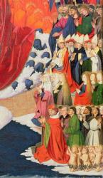 The Coronation of the Virgin, completed 1454 (oil on panel) (detail of 57626) | Obraz na stenu