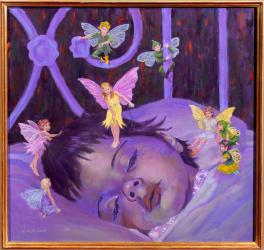 Sweet Dreams (oil on board) | Obraz na stenu