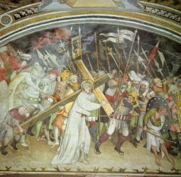 Road to Calvary (fresco) (see 130504 for detail) | Obraz na stenu