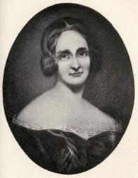 Mary Wollstonecraft Shelley (1797-1851) illustration from 'Little Journeys to the Homes of Famous Women', published 1897 (engraving) | Obraz na stenu