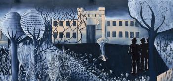 Oxford Castle and the Enchanted Forest, 2014, mural | Obraz na stenu