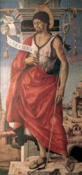 St. John the Baptist (oil on panel) | Obraz na stenu