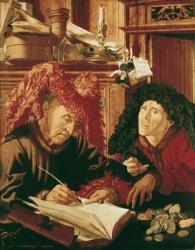Two Tax Gatherers, c.1540 (oil on panel) | Obraz na stenu