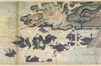 Demon Thunder, Tenjin Shrine, Kamakura Period (1185-1333) (ink on silk) | Obraz na stenu