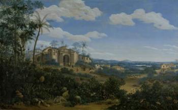 View of Olinda, Brazil, 1662 (oil on canvas) | Obraz na stenu