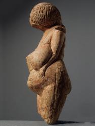 The Kostionki Venus, from Kostionki, Voronezh region, c.23,000 BC (stone) | Obraz na stenu