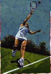 Sportswoman, 2009 (acrylic) | Obraz na stenu