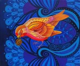 Redpoll, 2012, (oil on canvas) | Obraz na stenu