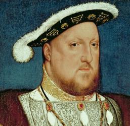 King Henry VIII (oil on oak panel) (detail of 4583) | Obraz na stenu