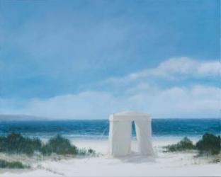 Beach Tent, 2012 (acrylic on canvas) | Obraz na stenu