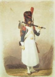 Napoleonic Soldier, 1811 (oil on canvas) | Obraz na stenu