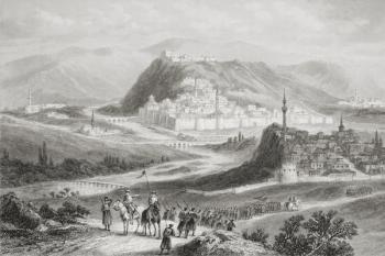 Kars, Turkey, 1883 (engraving) | Obraz na stenu