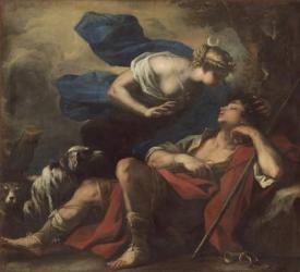 Diana and Endymion, c.1675-80 (oil on canvas) | Obraz na stenu