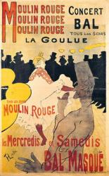 Poster advertising 'La Goulue' at the Moulin Rouge, 1893 (litho) | Obraz na stenu