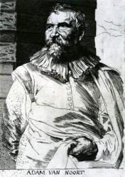 Adam Van Noort (1561/2-1641) (etching) | Obraz na stenu