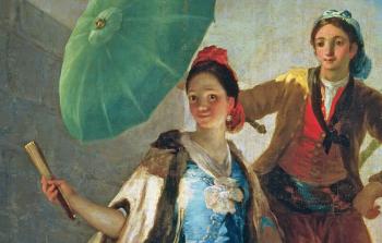 The Parasol, 1777 (oil on canvas) (detail of 38624) | Obraz na stenu