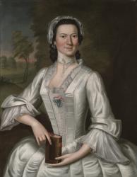 Elizabeth Moffatt Sherburne, c.1750 (oil on canvas) | Obraz na stenu