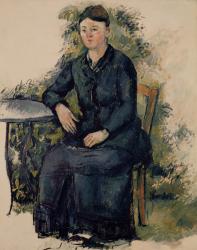 Madame Cezanne in the Garden, 1880-82 (oil on canvas) | Obraz na stenu