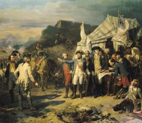 Siege of Yorktown, 17th October 1781, 1836 (oil on canvas) | Obraz na stenu