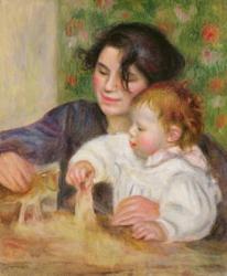 Gabrielle and Jean, c.1895-6 (oil on canvas) | Obraz na stenu