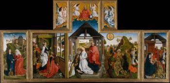 The Nativity, mid 15th century (tempera and oil on wood) | Obraz na stenu