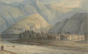 The Grange at the Head of the Keswick Lake, 1786 (w/c & ink on paper) | Obraz na stenu