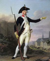 Citizen Nau-Deville in the Uniform of the National Guard, 15th July 1789, 1790 (oil on canvas) | Obraz na stenu