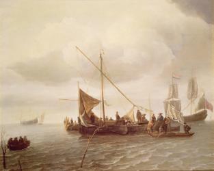 Shipping Scene, 17th century | Obraz na stenu