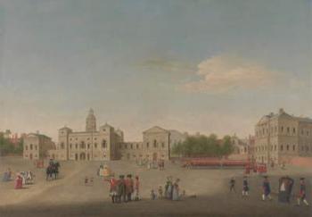 View of Horse Guards and Whitehall, c.1750 (oil on canvas) | Obraz na stenu