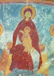 Virgin and Child (fresco) | Obraz na stenu