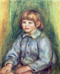 Seated Portrait of Claude Renoir (1901-81) 1905-08 (oil on canvas) | Obraz na stenu