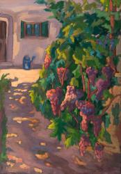 In the Vineyard, (2011) oil on board | Obraz na stenu