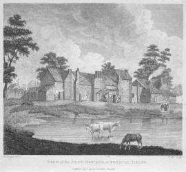 View of the Pest-Houses at Tothill Fields engraved by Charles Pye, 1796 (engraving) | Obraz na stenu