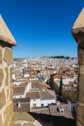 Antequera, Malaga Province, Andalusia, southern Spain. The town seen from battlements of the La Alcazaba, (the citadel or castle). (photo) | Obraz na stenu