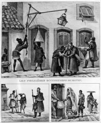 Daily Life in Brazil, from 'Travels in Brazil', lithographed by Thierry Freres, 1839 (litho) | Obraz na stenu