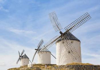 Windmills, Consuegra, Spain. (photo) | Obraz na stenu
