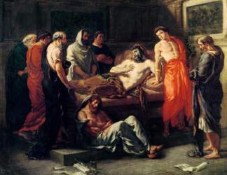 Study for The Death of Marcus Aurelius (121-180), before 1844 (oil on canvas | Obraz na stenu