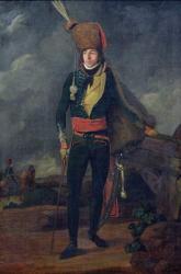 Lieutenant of the 8th Hussars (oil on canvas) | Obraz na stenu