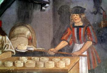 The Baker (fresco) | Obraz na stenu