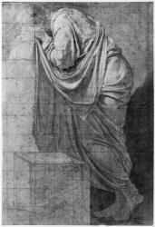 Study for 'The Death of Socrates', c.1787 (pencil on paper) | Obraz na stenu