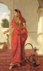 An Indian Dancing Girl with a Hookah, 1772 (oil on canvas) | Obraz na stenu
