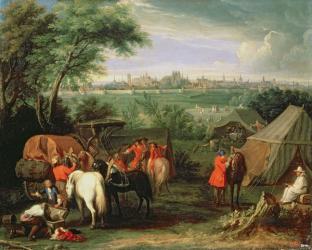 The Siege of Tournai by Louis XIV | Obraz na stenu