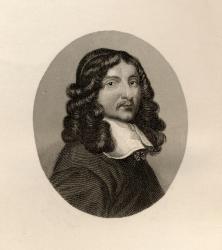 Portrait of Andrew Marvell (1621-78) (engraving) | Obraz na stenu