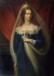 Portrait of Princess Charlotte von Preussen, 1817 (oil on canvas) | Obraz na stenu