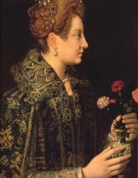 Portrait of a Woman (oil on canvas) | Obraz na stenu