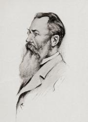 Nicholas Rimsky-Korsakoff, 1844-1908. Russian composer. Portrait by Chase Emerson. American artist, 1874-1922. | Obraz na stenu