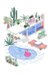 Pool House | Obraz na stenu
